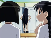 Anime schoolgirls in the lockerroom