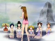 Hentai girls bathing nude together