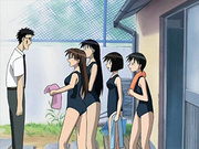 Hentai schoolgirls in tight swimsuits
