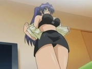 Two huge titted hentai girls having sex