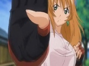 Naughty hentai girl gets spanked