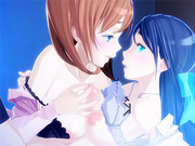 Anime shemale licking girls nipples